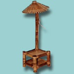Bamboo stand lampshade