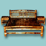 Bamboo with two small side table