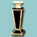 Stone in pedestal