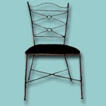 Wrought iron furniture output