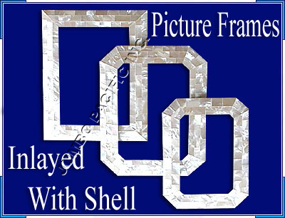 Picture Frames, Inlayed with shell